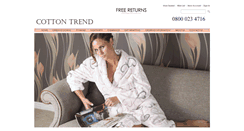 Desktop Screenshot of cotton-trend-nightwear.co.uk